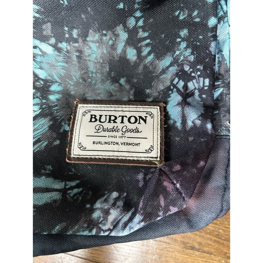 Burton Multi Colored Blue Backpack Adjustable Straps Some Staining Shown In Pics